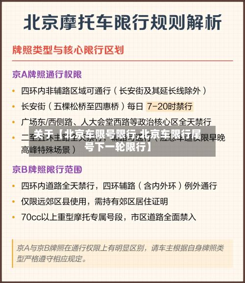 关于【北京车限号限行,北京车限行尾号下一轮限行】