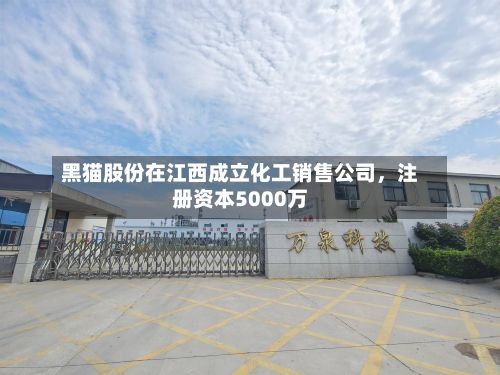 黑猫股份在江西成立化工销售公司，注册资本5000万-第3张图片