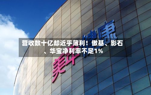 营收数十亿却近乎薄利！傲基、影石、华宝净利率不足1%-第2张图片