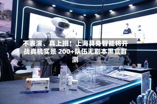 不表演、真上班！上海具身智能将开战真机实景 200+队伍无剧本黑盒盲测-第3张图片