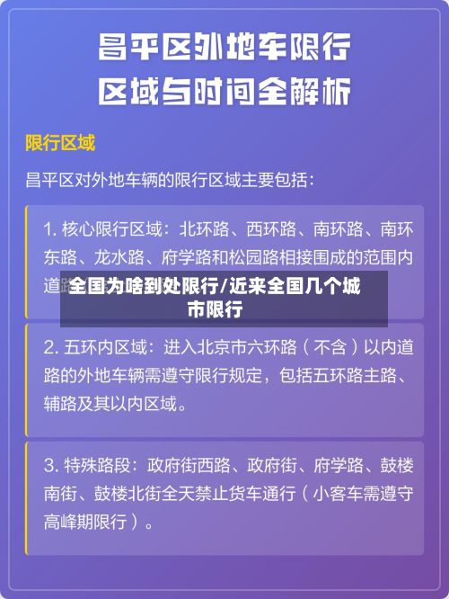 全国为啥到处限行/近来全国几个城市限行-第3张图片