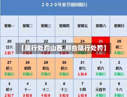 【限行处罚山西,邢台限行处罚】-第3张图片