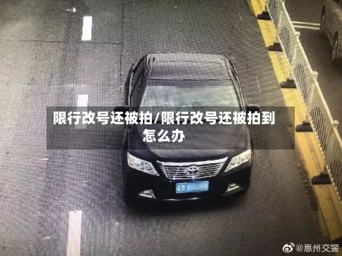 限行改号还被拍/限行改号还被拍到怎么办-第3张图片