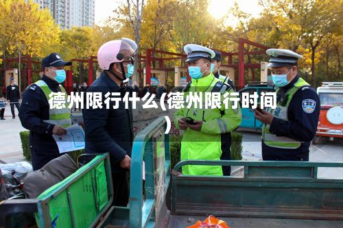 德州限行什么(德州限行时间)-第2张图片
