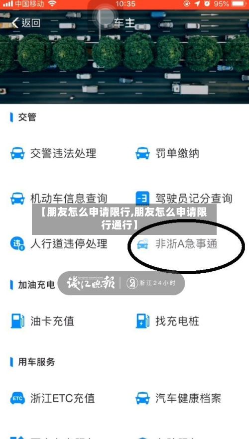 【朋友怎么申请限行,朋友怎么申请限行通行】