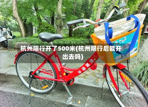 杭州限行开了500米(杭州限行后能开出去吗)
