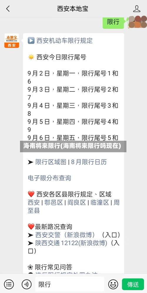 海南将来限行(海南将来限行吗现在)