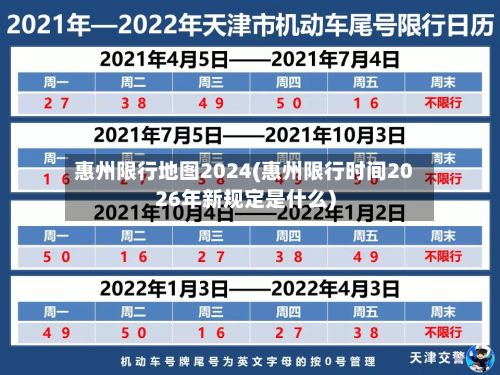 惠州限行地图2024(惠州限行时间2026年新规定是什么)