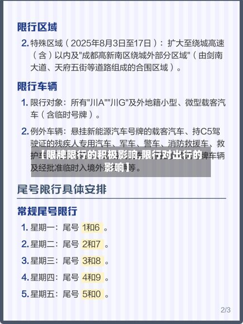 【限牌限行的积极影响,限行对出行的影响】-第3张图片