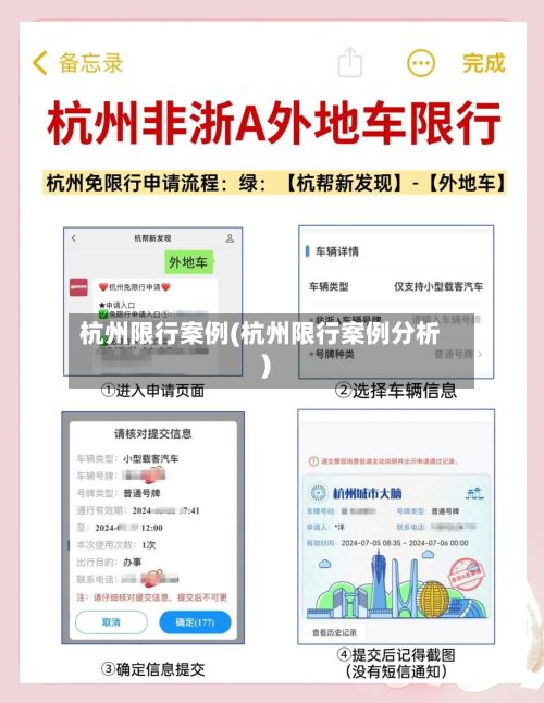 杭州限行案例(杭州限行案例分析)