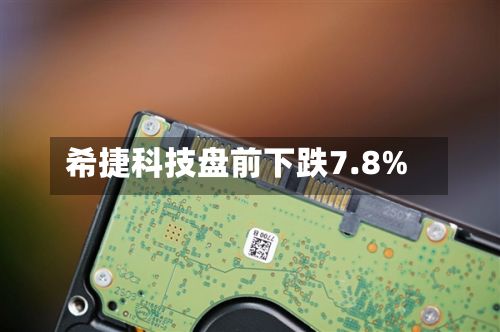 希捷科技盘前下跌7.8%