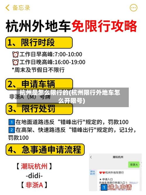 杭州是怎么限行的(杭州限行外地车怎么开限号)-第2张图片