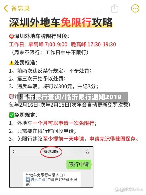 临沂限行查询/临沂限行通知2019