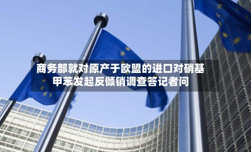 商务部就对原产于欧盟的进口对硝基甲苯发起反倾销调查答记者问-第2张图片