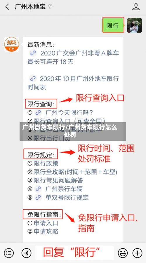广州微货车限行/广州货车限行怎么处罚-第2张图片
