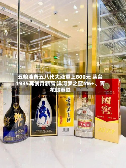 五粮液普五八代大涨重上800元 茅台1935再创月新高 洋河梦之蓝M6+、青花郎重跌-第2张图片