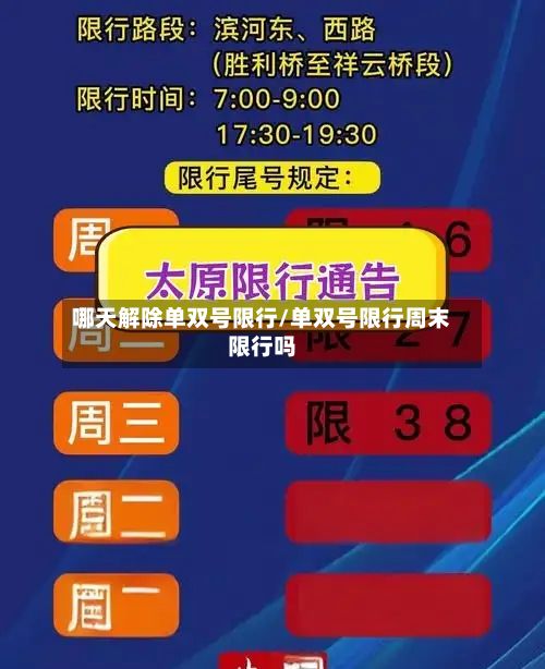 哪天解除单双号限行/单双号限行周末限行吗-第2张图片