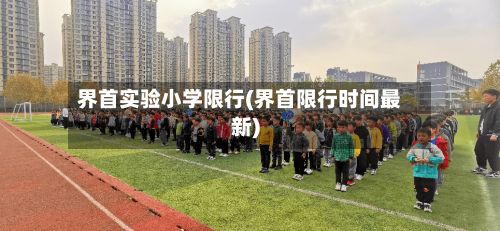 界首实验小学限行(界首限行时间最新)-第2张图片