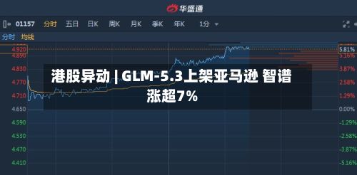 港股异动 | GLM-5.3上架亚马逊 智谱涨超7%