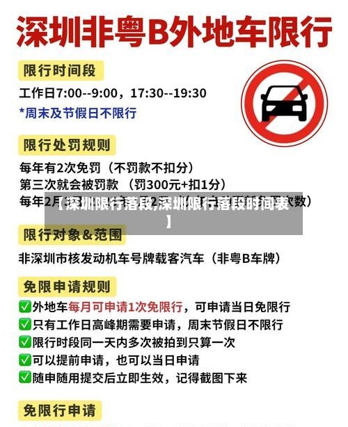 【深圳限行落段,深圳限行落段时间表】-第3张图片