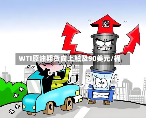 WTI原油期货向上触及90美元/桶