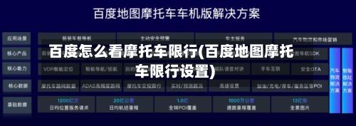 百度怎么看摩托车限行(百度地图摩托车限行设置)-第2张图片