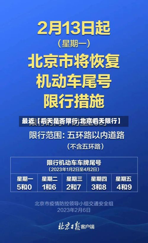 最近【后天是否限行,北京后天限行】-第2张图片