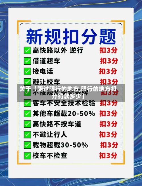 关于【路过限行的地方,限行的地方扣分罚款多少】