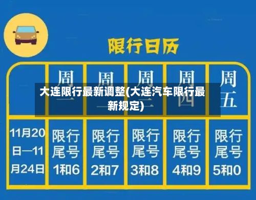 大连限行最新调整(大连汽车限行最新规定)