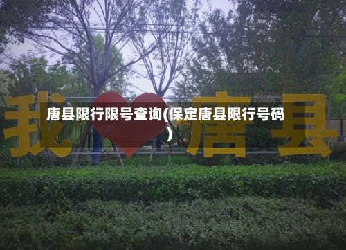 唐县限行限号查询(保定唐县限行号码)-第2张图片