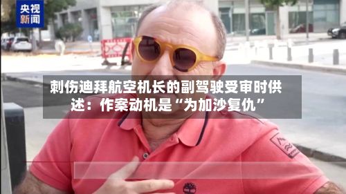 刺伤迪拜航空机长的副驾驶受审时供述：作案动机是“为加沙复仇”-第2张图片