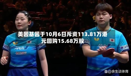 美因基因于10月6日斥资113.81万港元回购15.68万股-第1张图片