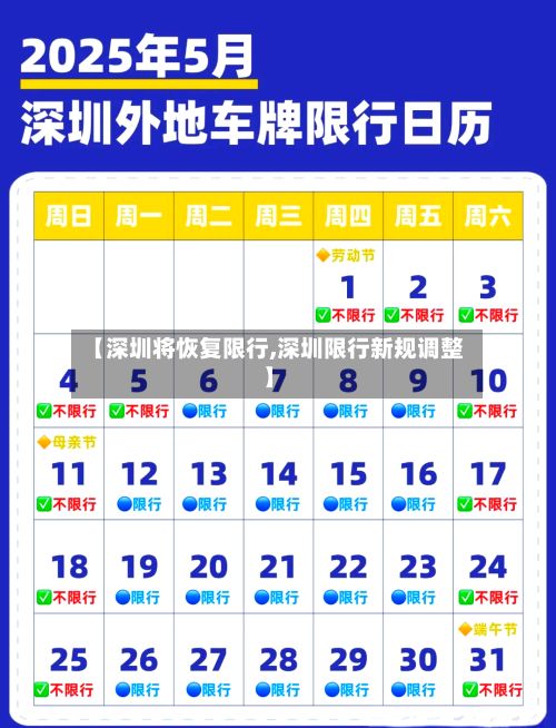 【深圳将恢复限行,深圳限行新规调整】-第2张图片