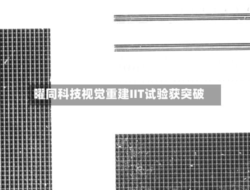 曜同科技视觉重建IIT试验获突破