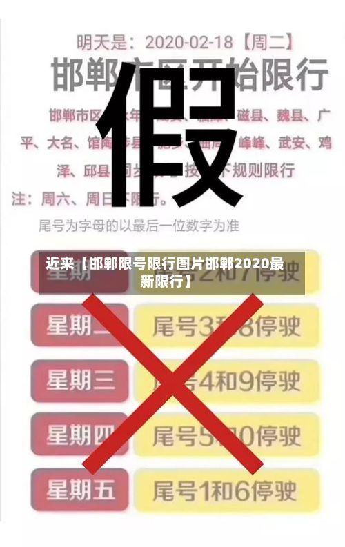 近来【邯郸限号限行图片邯郸2020最新限行】-第3张图片