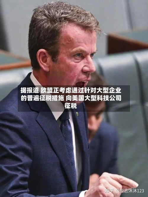 据报道 欧盟正考虑通过针对大型企业的普遍征税措施 向美国大型科技公司征税
