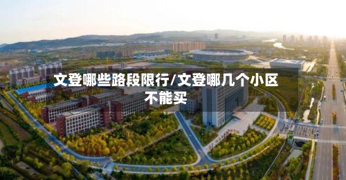 文登哪些路段限行/文登哪几个小区不能买-第2张图片