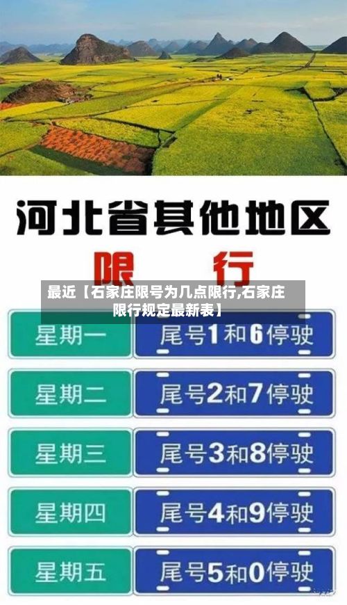 最近【石家庄限号为几点限行,石家庄限行规定最新表】