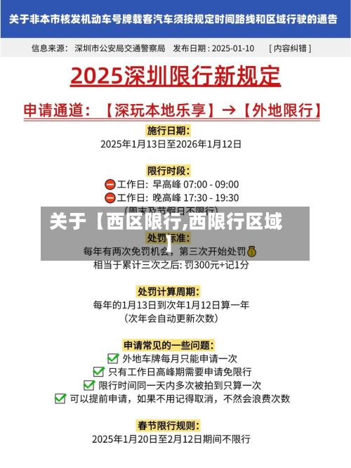关于【西区限行,西限行区域】