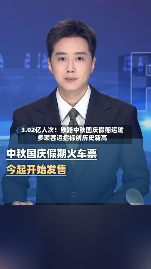 3.02亿人次！铁路中秋国庆假期运输多项客运指标创历史新高