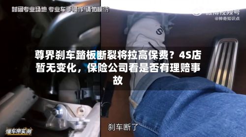 尊界刹车踏板断裂将拉高保费？4S店暂无变化，保险公司看是否有理赔事故
