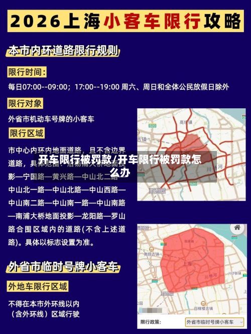 开车限行被罚款/开车限行被罚款怎么办-第3张图片