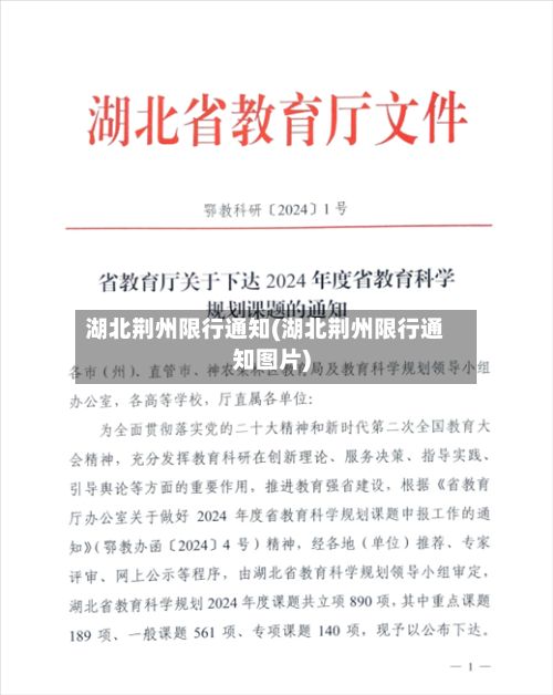 湖北荆州限行通知(湖北荆州限行通知图片)-第2张图片