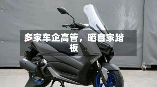 多家车企高管	，晒自家踏板-第2张图片