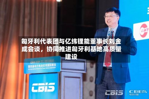 匈牙利代表团与亿纬锂能董事长刘金成会谈，协同推进匈牙利基地高质量建设-第2张图片
