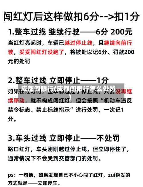 成都闯限行(成都闯限行怎么处罚)