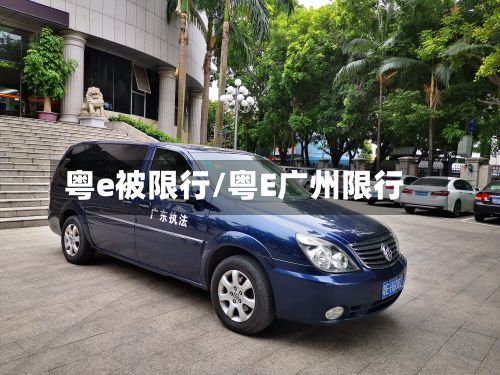 粤e被限行/粤E广州限行