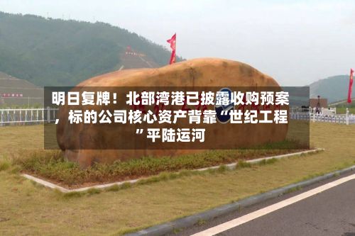 明日复牌！北部湾港已披露收购预案，标的公司核心资产背靠“世纪工程”平陆运河-第2张图片