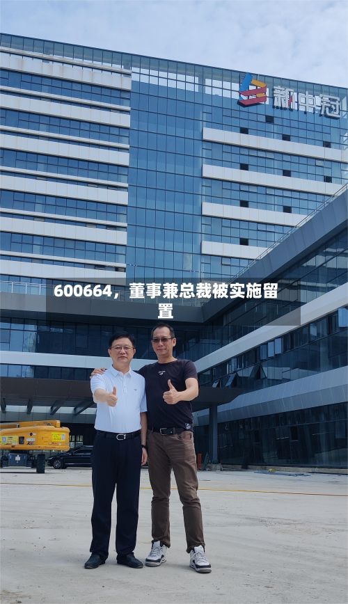 600664，董事兼总裁被实施留置-第2张图片