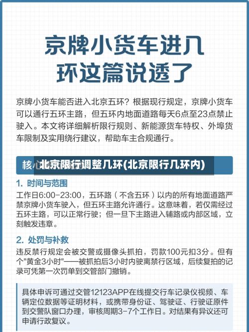 北京限行调整几环(北京限行几环内)-第2张图片
